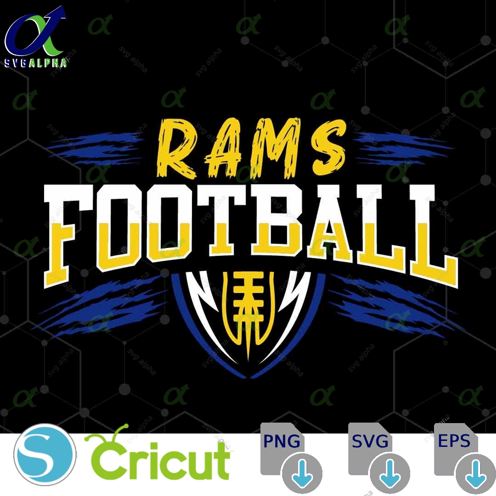 Rams Mascot Svg Png Rams Football Svg Rams Football Shirt School Spirit Mascot Football Cheer Sublimation Football Mom Svg